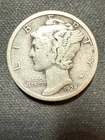 1928-S Mercury 90% Silver Dime