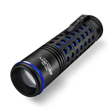 Police Security 400 Lumen LED Flashlight Pocket Light Mini Portable, Black
