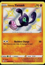 Galarian Yamask SV065/SV122 Shiny Rare Shining Fates Shiny Vault Pokemon Holo NM