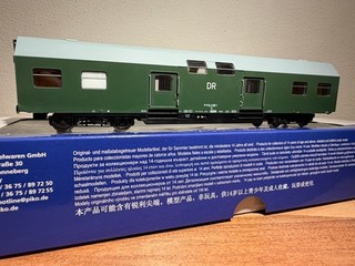 PIKO 53182 DE Double Decker Luggage Car DR EP IV ORIGINAL PACKAGING