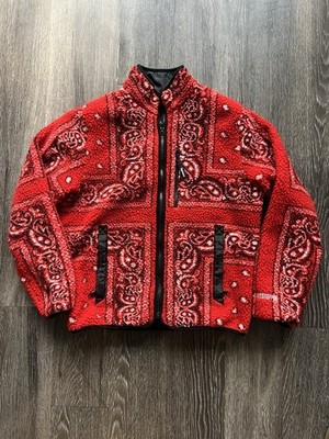 Supreme Reversible Bandana Fleece Jacket