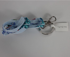 Vera Bradley ANCHORS AWEIGH Lanyard Keychain Lobster Claw - Nautical - New 