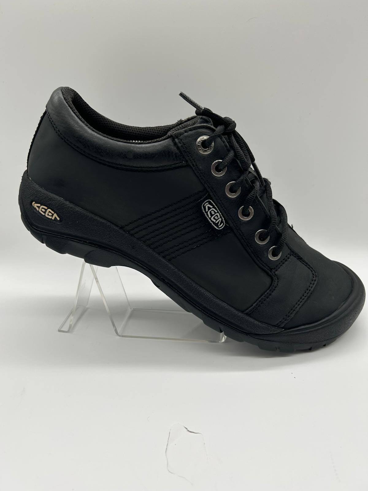 Scarpe Keen Austin uomo 11 nere basse stringate pelle casual 1002990