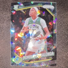 2025 Panini Prizm Dominique Malonga Seattle Storm #116 Cracked Ice Rookie