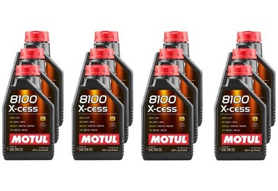 Motul Synthetic Engine Motor Oil 8100 5W30 X-CESS 1L Case of 12 Bottles