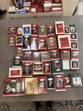 Lot of 40 Hallmark Keepsake Ornaments Christmas, Rocking Horses, Gi Joe, & MORE