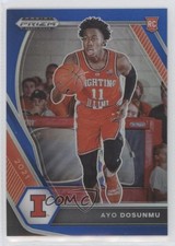 2021-22 Panini Prizm Draft Picks Variation Blue 164/199 Ayo Dosunmu #20 11uq