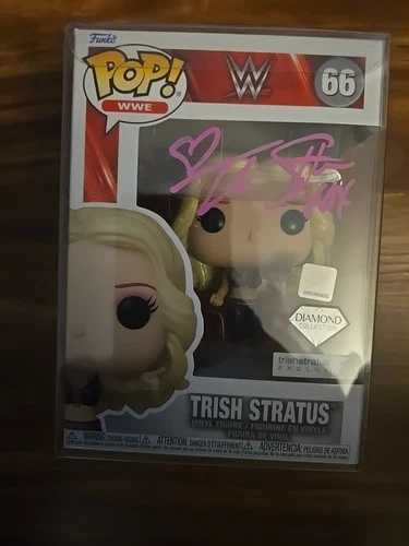 TRISH STRATUS WWE Funko Pop #66 AUTOGRAPHED by Trish Stratus