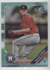 2019 Bowman Chrome Prospects Aqua Refractor 47/125 Forrest Whitley #BCP-52 i5q