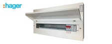 Hager VML118SPDRK 18 Way 100A Isolator Incomer Metal Clad Consumer Unit