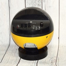 Weltron 2002 AM FM Stereo Radio Yellow Space Age - Free Shipping
