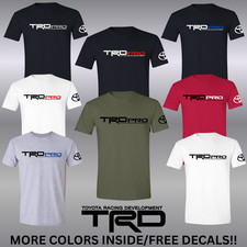 Trd Pro Soft Style T-shirt Toyota Racing Development Tacoma Tundra Free Decals