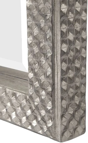 Uttermost 09406 Cacelia 27-1/4" W x 75-1/4" H Rectangular Glass - Silver - Picture 2 of 5