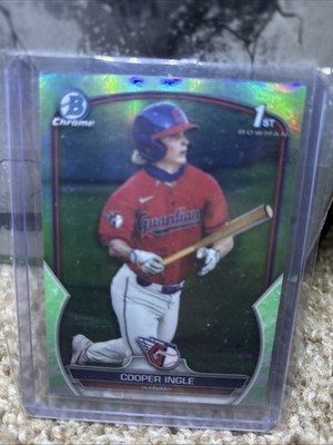 2023 Bowman Draft - Chrome Prospect Autographs Cooper Ingle #CDA-CI Green