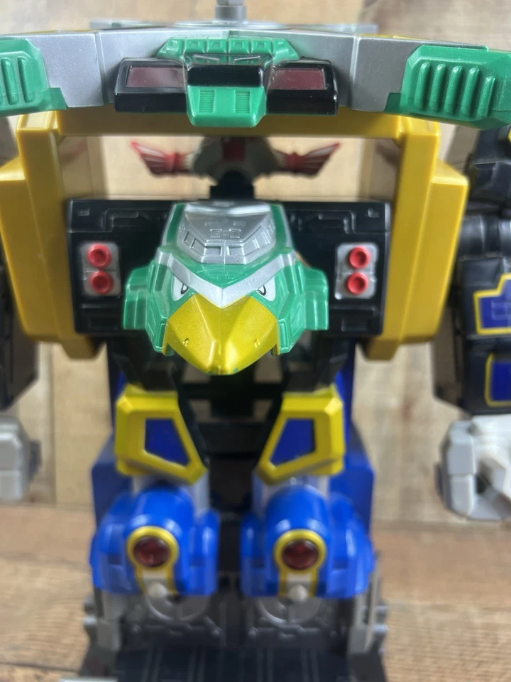 Power Rangers Ninja Storm Hurricane Command Megazord (Bandai, 2003) ¡¡Funciona!!! Foto 3 de 4