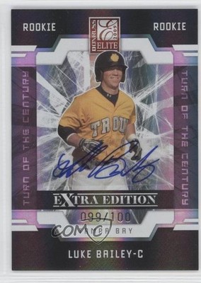 2009 Donruss Elite Extra Edition Rookie 99/100 Luke Bailey #132 Auto 2d9