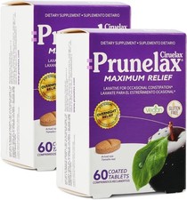 Prunelax Extra Strength Natural Laxative Tablets - Senna for Relief 120 Count 