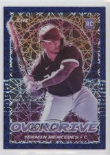 2021 Panini Chronicles Overdrive Blue Velocity Prizm Yermin Mercedes #8 1fa0