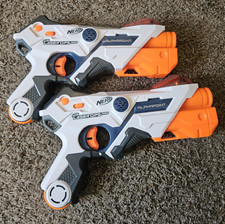 Nerf Laser Ops Pro Alphapoint Laser Tag Blasters Set of 2 White/Orange
