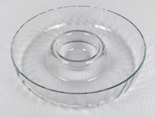 Optique Glass Chip & Dip Integrated Bowl Set, 1 Piece, Romania - W/ Original Box