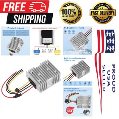 Reliable 20A DC-DC Voltage Reducer for Golf Carts -  Waterproof Design