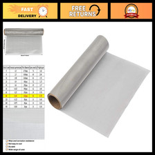 304 Stainless Steel Woven Wire Mesh 80 Mesh - 12"x40" Filter Screen Cloth Sheet