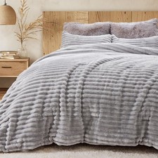 King Comforter Set 3 Pieces - Super Soft Fleece Comforters King Size, 1 Luxur...