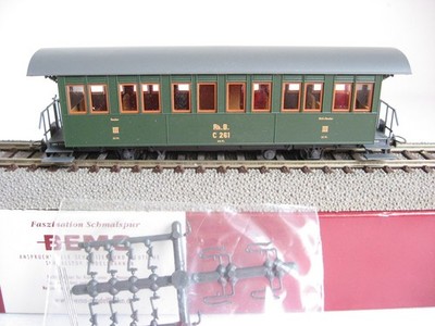 WK211* BEMO H0m 3230101 RhB C 261 2-aschser Personenwagen OVP