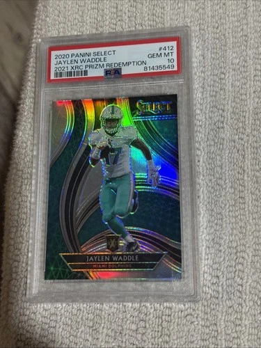 2020 Panini Select - Xrc Prizm Redemption Jaylen Waddle #412 (RC)