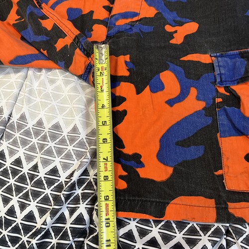 Rare Vintage 90s Team Camo Cargo Shorts Camouflage Florida Gators UF Orange Blue - Picture 18 of 18