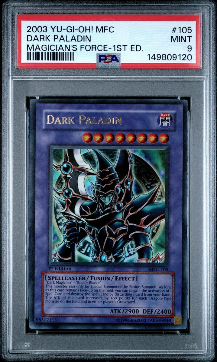 Dark Paladin Yu-Gi-Oh! TCG Professional Sports Authenticator (PSA