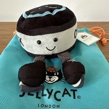 Official Jellycat Ice Hockey Puck Plush Stuffed Amuseables Sports NWT Authentic