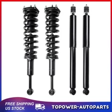 For 2007-14 Toyota Tundra 4Pcs Complete Strut Shock Spring Mount Front & Rear