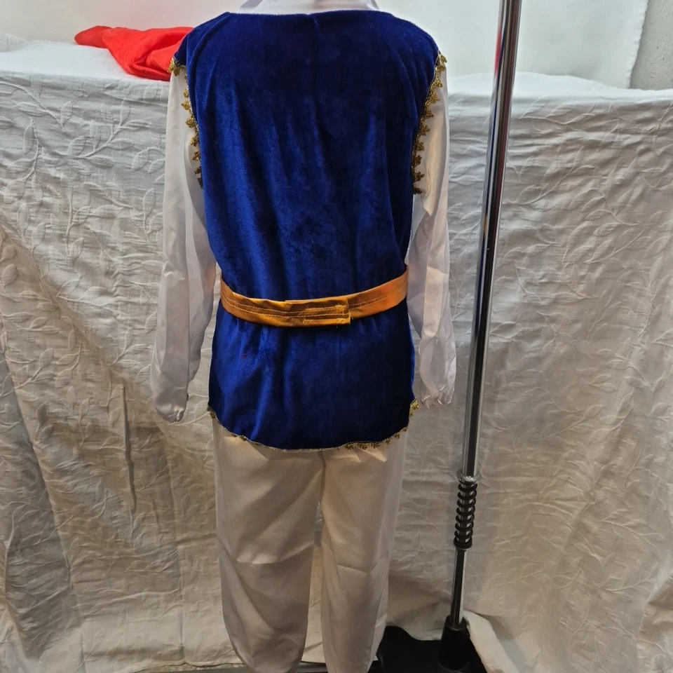 Disfraz de Príncipe Real para Niños Príncipe Encantador Disfraz Libro de Cuento de Hadas 5-7 años Foto 3 de 4