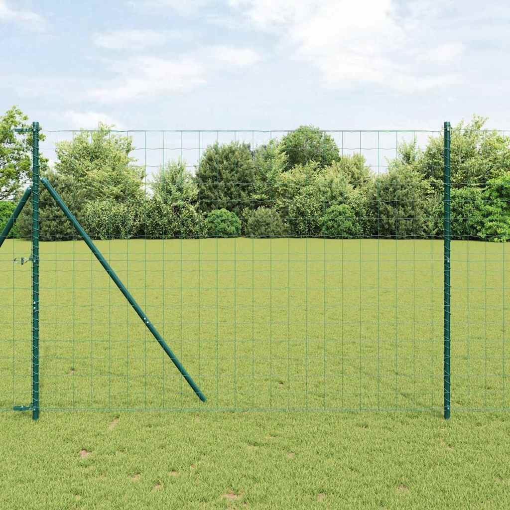 Set Recinzione Esterna Verde 10m x 150cm | Acciaio Plastificato Design