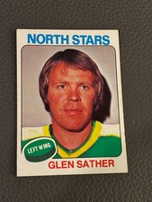 Topps 1975-76 #222 Edmonton Oilers Glen Sather