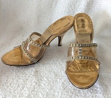 Vintage Gold Springolator Small High Heels Shoes Spring o Lators Custom