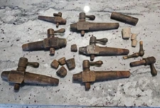 Lot 17 Antique VTG Wood Barrel Bung Beer Wine Keg Spigot Spout Tap Corks Parts