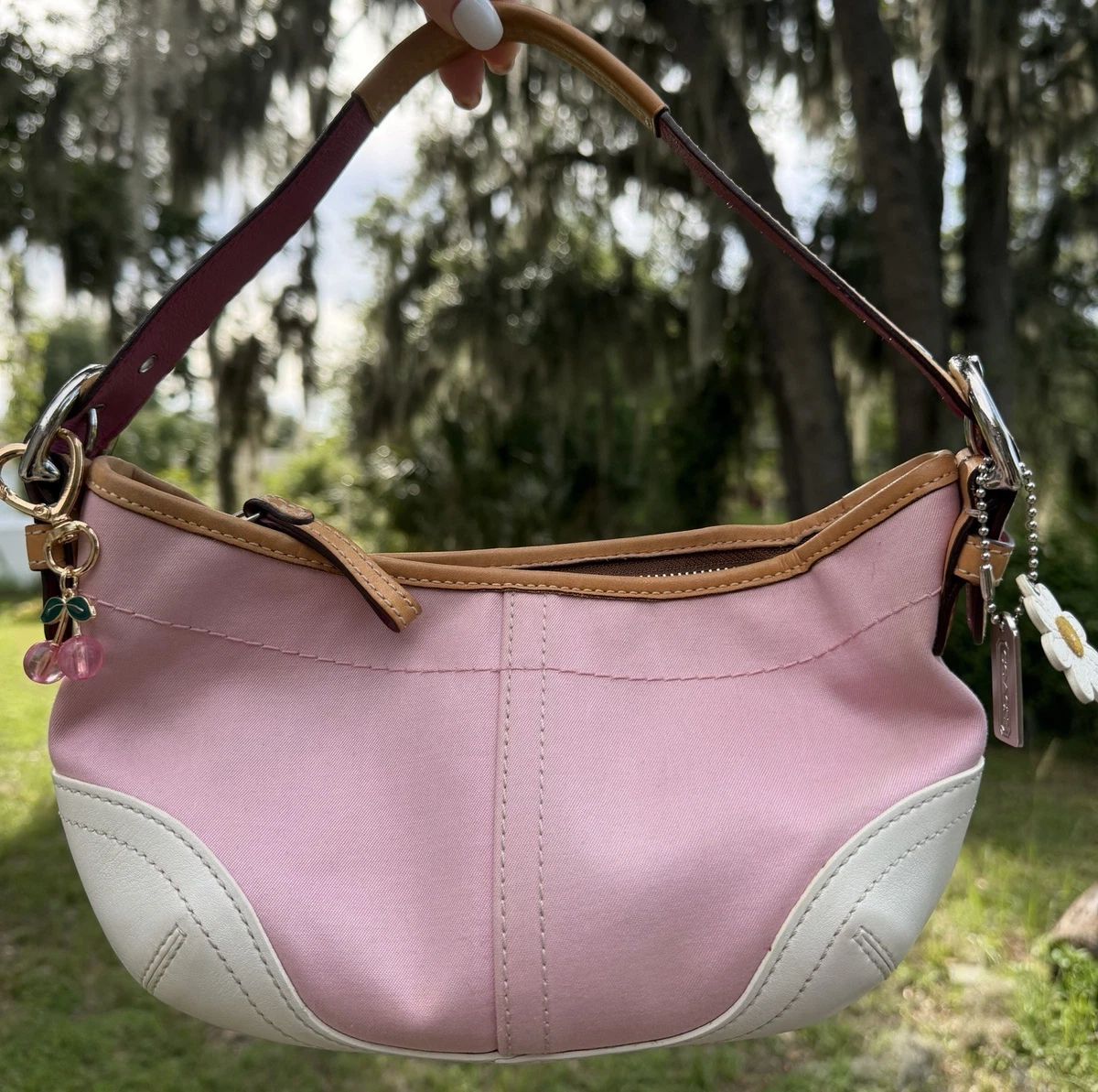 バッグ Coach Mini Hobo Shoulder Bag Pink Rare Coach Hobo Bags Pink Bags & Handbags for Women for sale | eBay