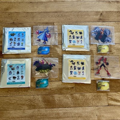 Mega Man Battle Network Acrylic Figures Lot of 4, Japan Capcom Store Exclusive