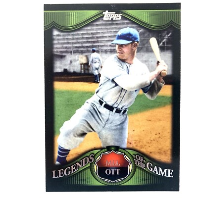 Mel Ott 2009 Topps Legends of the Game #12 MLB New York Giants