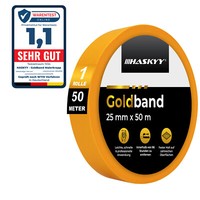 Goldband Malerband Kreppband Malerkrepp 25Mm X 50M Profi Klebeband Abdeckband