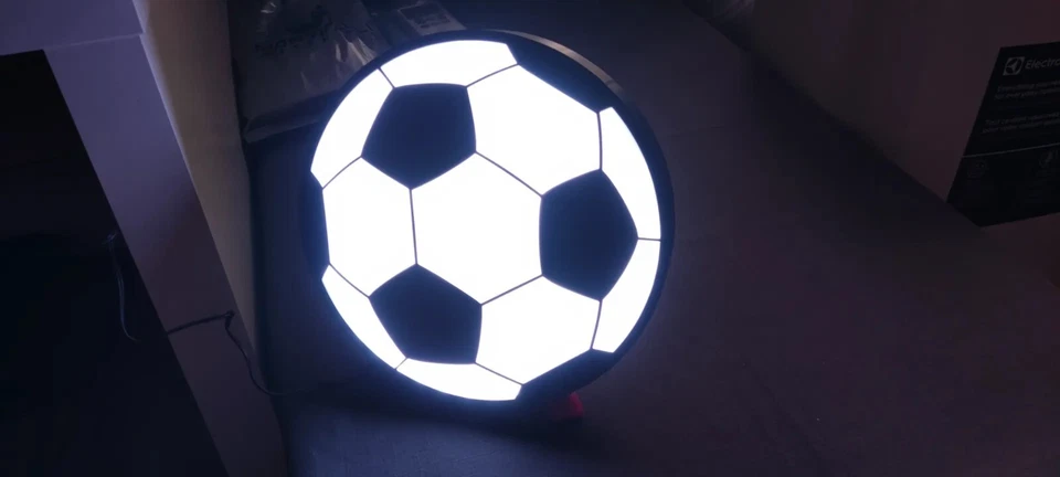 Fußball LED Lampe - Leuchtbox - Bild 4 von 4