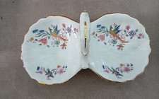 Hammersley BIRD of PARADISE Divided 2-Part Bon Bon Dish Spode