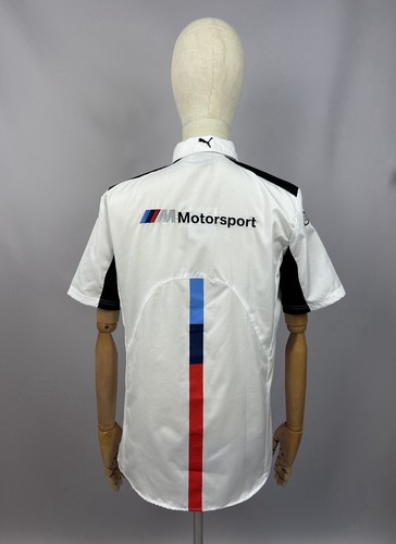 Puma BMW Motorsport Team Shirt Manica Corta Shell V-Power Taglia S RARA P2P 21'2" - Foto 6 di 13