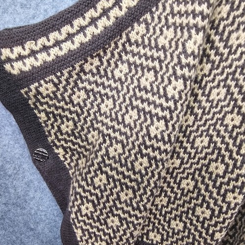 Poncho Sweater Womens L XL Brown LAUREN RALPH LAUREN Aztec Southwest Wool 35x30 - Picture 7 of 12