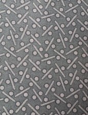 Village Green quilt fabric for Thimbleberries Club 2010 blue geometric