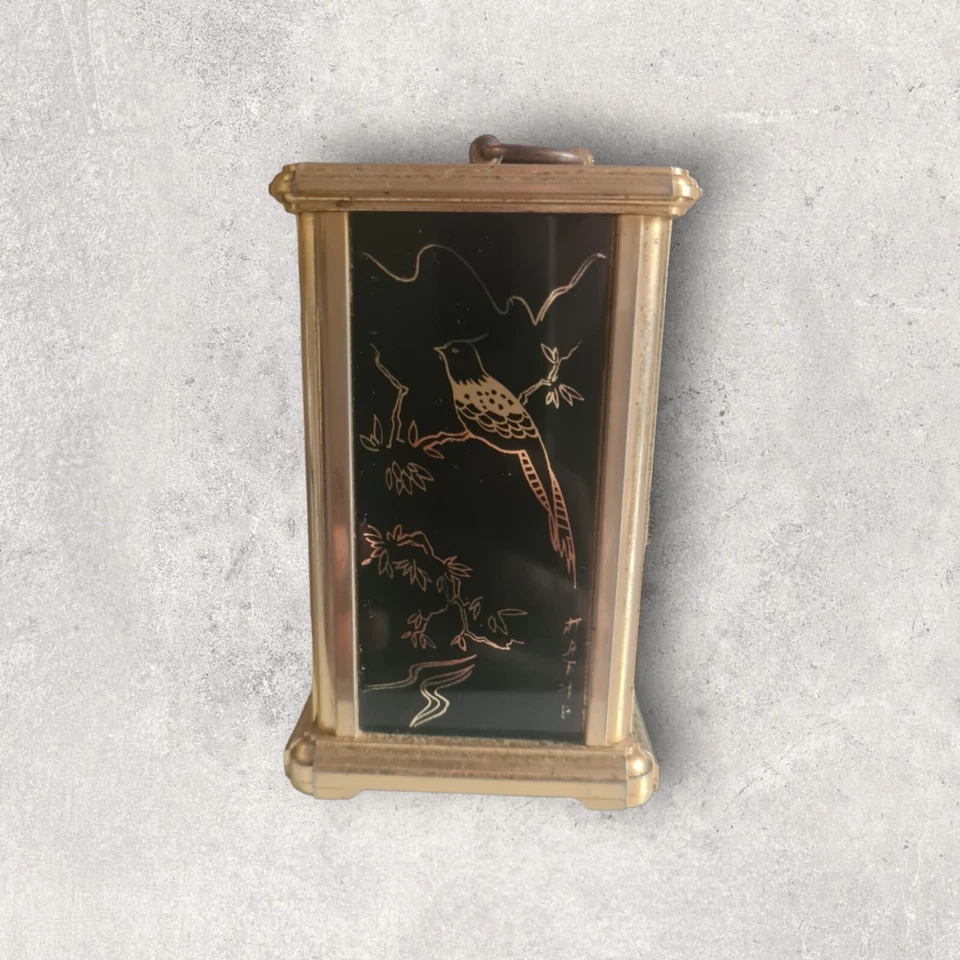 PENDULE À POSER , HORLOGE,  ANCIENNE, JAZ ÉLECTRONIC, RARE DECO VINTAGE - Photo 2/4