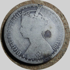 elf Great Britain Florin 1873 Victoria   Die No. 104