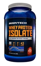 Whey Protein Isolate Powder - Decadent Chocolate (3 lbs./43 Servings)